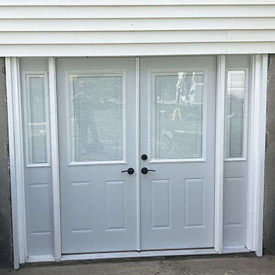 French Entry door replaced Englewood, Ohio